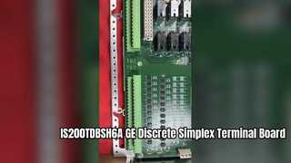 IS200TDBSH6A GE Mark VI Tablero de terminales simplex de E/S discretas